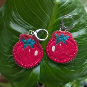 Boucles d'oreilles Tomates recto